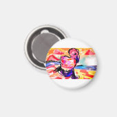 Aimant Flamant rose gemme (Recto/Verso)
