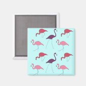 Aimant Flamant rose motif (Recto/Verso)
