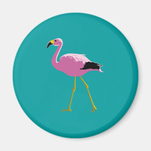 Aimant Flamant rose rose
