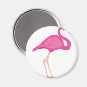 Aimant Flamant rose rose (Recto/Verso)
