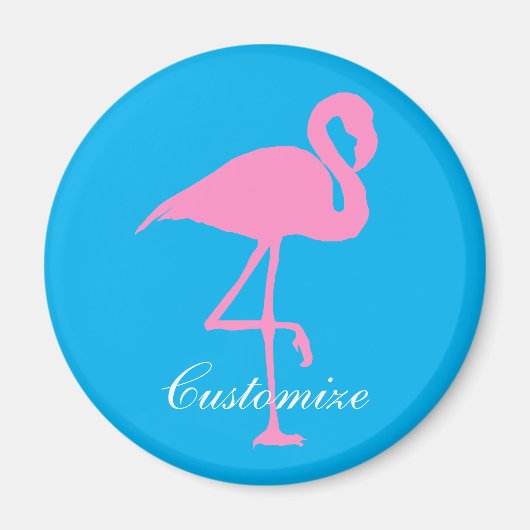 Aimant Flamant rose rose Thunder_Cove (Devant)