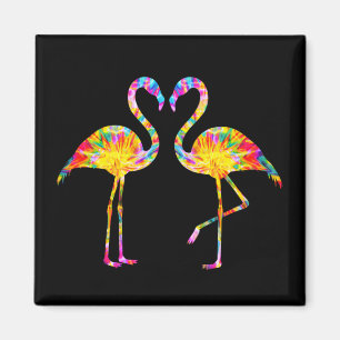 AIMANT FLAMANT ROSE TEINTURE EN NŒUD
