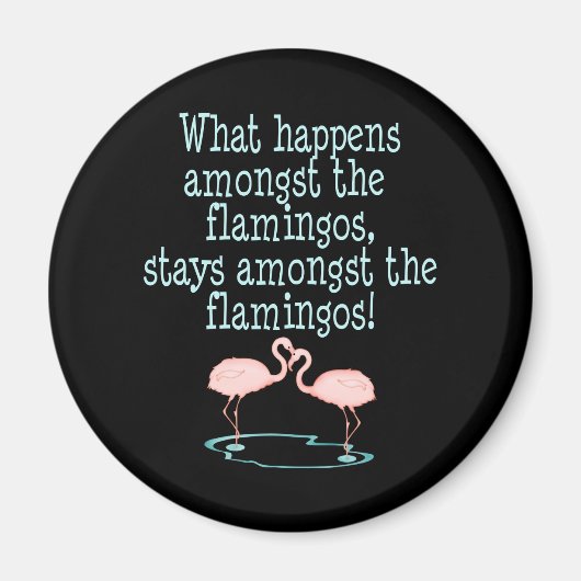 Aimant Flamants roses (Devant)