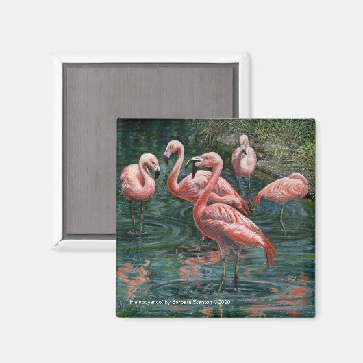 Aimant "Flamboyance" (Recto/Verso)