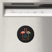 Aimant Flamingo | Accept Understand Love Autism Flamingo (In Situ (Lave-vaisselle))