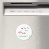 Aimant Flamingo Ocean Trio 4 Texte (In Situ (Lave-vaisselle))