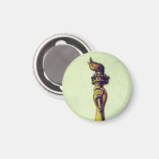 Aimant Flamme de la liberté (Recto/Verso)