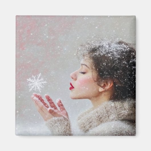 Aimant Flammes de neige (Devant)