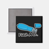 Aimant flash me lecteur flash design (Recto/Verso)