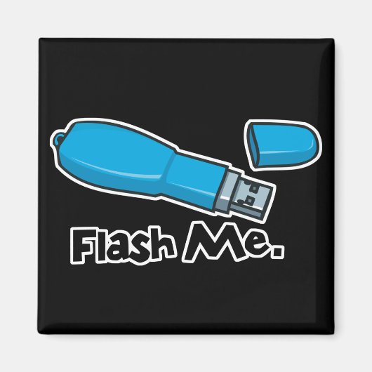 Aimant flash me lecteur flash design (Devant)