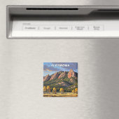 Aimant Flatirons Colorado Voyage (In Situ (Lave-vaisselle))