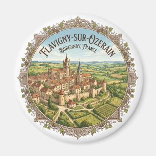 Aimant Flavigny-sur-Ozerain France Voyage Souvenir