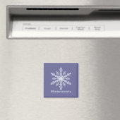 Aimant Fléau de neige bleu Minnesnowta (In Situ (Lave-vaisselle))