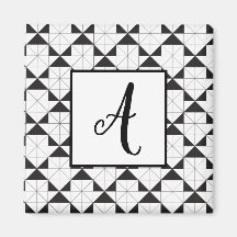 Flèche blanche dans la flèche noire Motif géométri