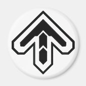 Aimant fléché DDR (Devant)