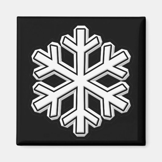 Aimant Flèche de neige (Devant)