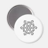 Aimant Flèche de neige (Recto/Verso)