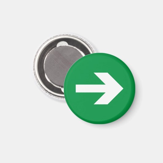 Aimant Flèche direction (Recto/Verso)