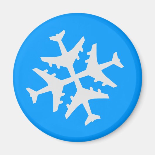 Aimant Flèche-neige de l'avion (Devant)