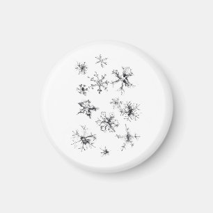 Aimant Flèches de neige en chute délicate