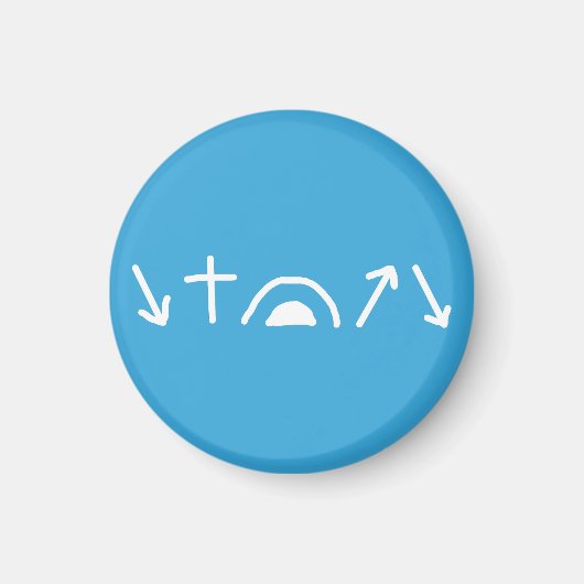 Aimant Flèches évangéliques (Devant)