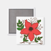 Aimant Fleur (Recto/Verso)