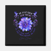 Aimant Fleur ALOPÉCIA SENSIBILISATION Nous ne savons pas  (Devant)