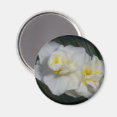 Aimant Fleur blanche (Recto/Verso)