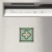 Aimant Fleur blanche (In Situ (Lave-vaisselle))