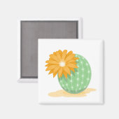 Aimant Fleur Cactus (Recto/Verso)