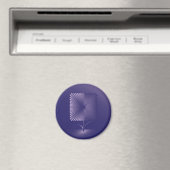 Aimant Fleur carré violette (In Situ (Lave-vaisselle))