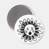 Aimant Fleur chantante (Recto/Verso)