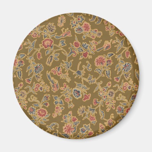 Aimant Fleur Chintz Plutôt Doux Design Floral (Devant)