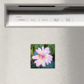 Aimant Fleur crème et rose (In Situ (Lave-vaisselle))
