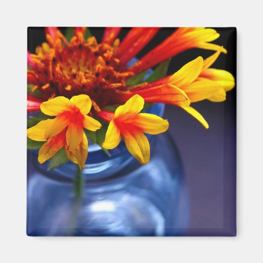 Aimant Fleur dans Vase (Devant)