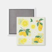 Aimant Fleur de Citron (Recto/Verso)