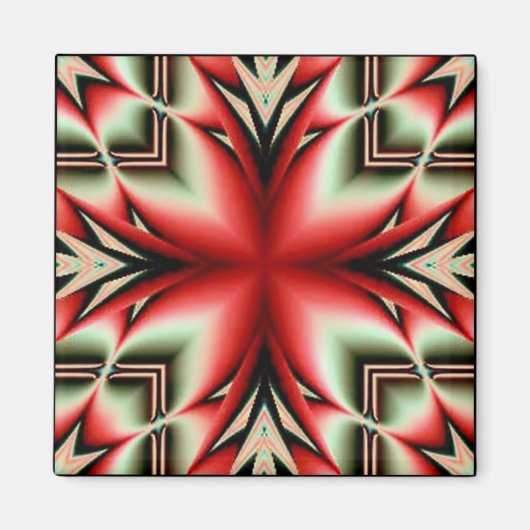 Aimant fleur de géo (Devant)