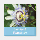 Aimant Fleur de la passion Fleur de l'État du Tennessee (Devant)