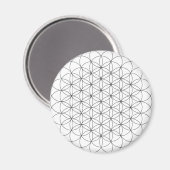 Aimant Fleur de l'aimant de vie (Recto/Verso)