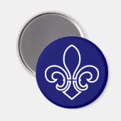 Aimant Fleur de Lis (Recto/Verso)
