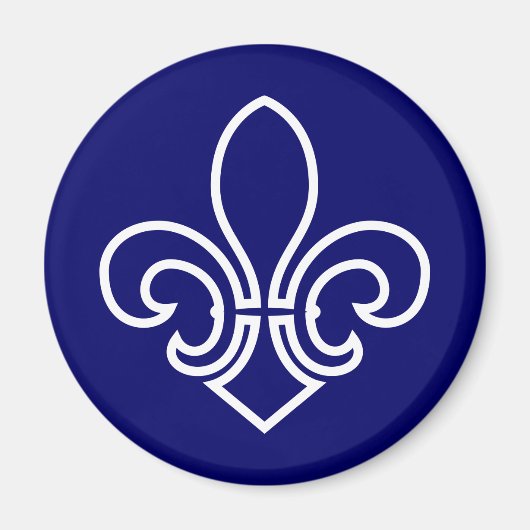 Aimant Fleur de Lis (Devant)