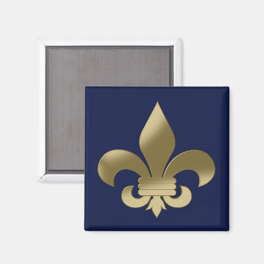 Aimant Fleur de Lis (Recto/Verso)