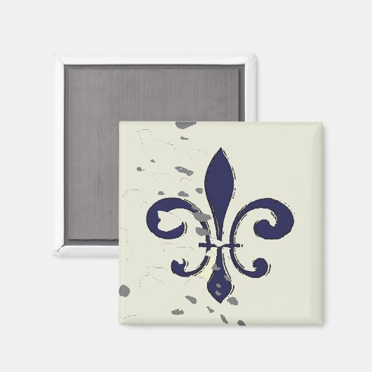 Aimant Fleur De Lis (Recto/Verso)