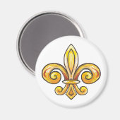 Aimant Fleur de Lis (Recto/Verso)