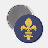 Aimant Fleur de lis (Recto/Verso)