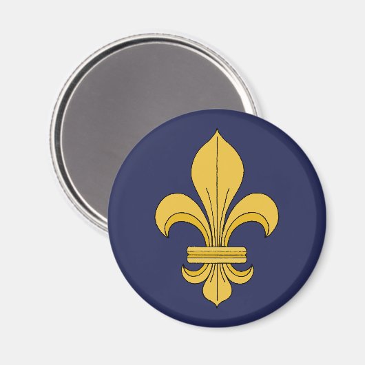 Aimant Fleur de lis (Recto/Verso)