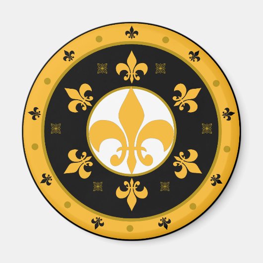 Aimant fleur de lis (Devant)