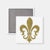 AIMANT FLEUR DE LIS (Recto/Verso)