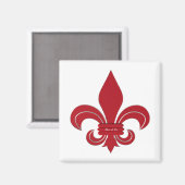 Aimant Fleur de Lis (Recto/Verso)