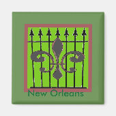 Aimant Fleur De Lis (Devant)